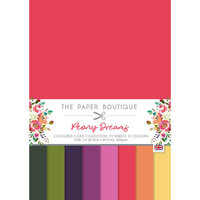 The Paper Boutique - Peony Dreams Collection - A4 Colour Card Pack