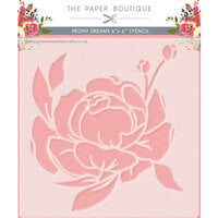 The Paper Boutique - Peony Dreams Collection - 6 x 6 Stencils