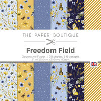 The Paper Boutique - Freedom Field Collection - 8 x 8 Paper Pad