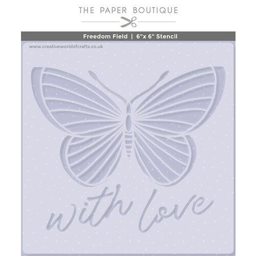The Paper Boutique - Freedom Field Collection - 6 x 6 Stencils