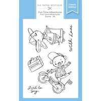 The Paper Boutique - Fun Time Adventures Collection - Clear Photopolymer Stamps - With Love