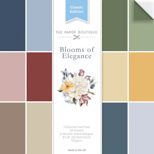 The Paper Boutique - Blooms Of Elegance Collection - Colour Card Pad