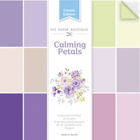 The Paper Boutique - Calming Petals Collection - 8 x 8 Colour Card Pad