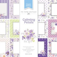 The Paper Boutique - Calming Petals Collection - 6 x 6 Frames and Inserts Pad
