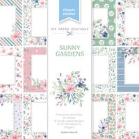 The Paper Boutique - Sunny Gardens Collection - 6 X 6 Frames And Inserts Pad