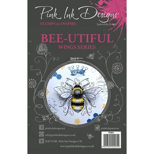 Pink Ink Designs - Clear Photopolymer Stamps - A5 - Bee-utiful