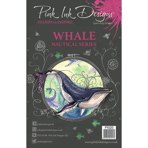 Pink Ink Designs - Clear Photopolymer Stamps - A5 - Whale