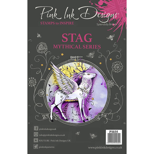 Pink Ink Designs - Clear Photopolymer Stamps - A5 - Stag