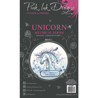 Pink Ink Designs - Clear Acrylic Stamps - A6 - Unicorn