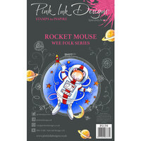 Pink Ink Designs - Clear Photopolymer Stamps - A7 - Rocket Mouse