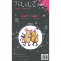Pink Ink Designs - Clear Photopolymer Stamps - A7 - Love Mice