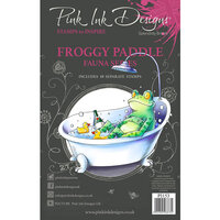 Pink Ink Designs - Clear Photopolymer Stamps - A5 - Froggy Paddle