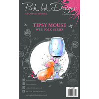 Pink Ink Designs - Clear Photopolymer Stamps - A7 - Tipsy Mouse