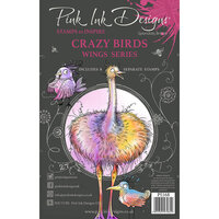 Pink Ink Designs - Clear Photopolymer Stamps - Crazy Birds