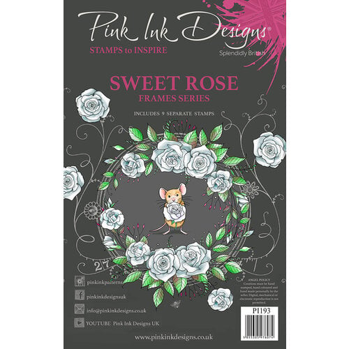 Pink Ink Designs - Clear Photopolymer Stamps - Sweet Rose