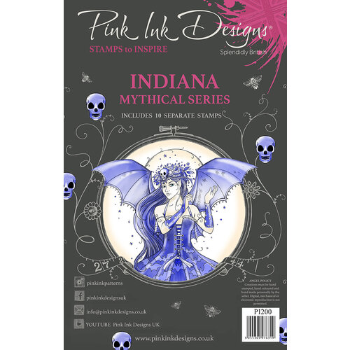 Pink Ink Designs - Clear Photopolymer Stamps - Indiana