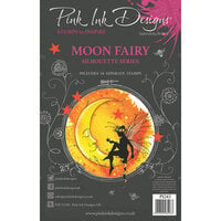 Pink Ink Designs - Clear Photopolymer Stamps - Moon Fairy