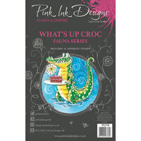 Pink Ink Designs - Clear Photopolymer Stamps - What's Up Croc