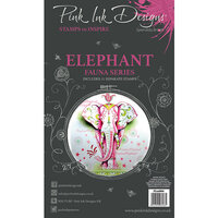 Pink Ink Designs - Clear Photopolymer Stamps - A6 - Elephant