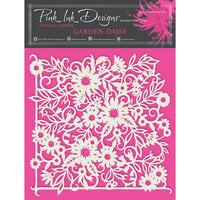 Pink Ink Designs - Stencils - 7 x 7 - Garden Daisy