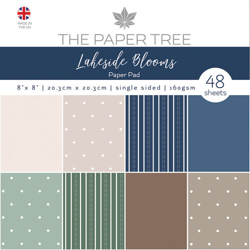 The Paper Tree - Lakeside Blooms Collection - 8 x 8 Essentials Paper Pad