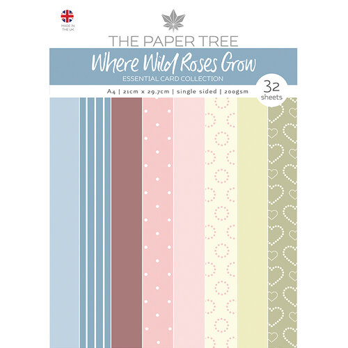 The Paper Tree - Where Wild Roses Grow Collection - A4 Essentials Paper Pad