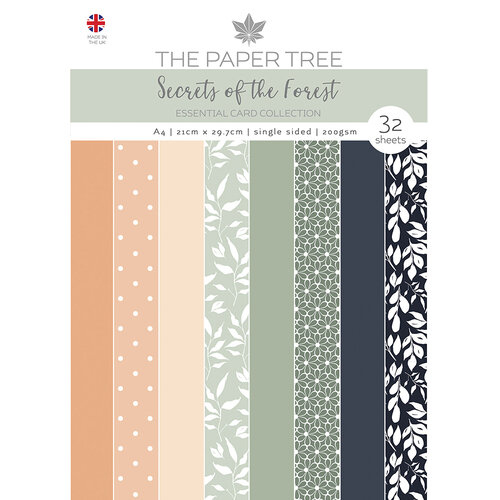 The Paper Tree - Secrets of the Forest Collection - A4 Essential Colour Card Pack