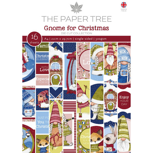 The Paper Tree - Gnome For Christmas Collection - A4 Die Cut Toppers