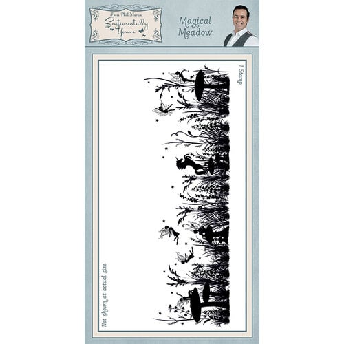 Creative Expressions - Sentimentally Yours Collection - Unmounted Rubber Stamps - Magical Meadow