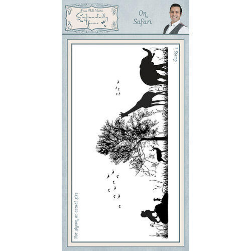 Creative Expressions - Sentimentally Yours Collection - Unmounted Rubber Stamps - On Safari