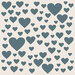 Creative Expressions - Sentimentally Yours Collection - Stencils - 8 x 8 - Scattered Hearts