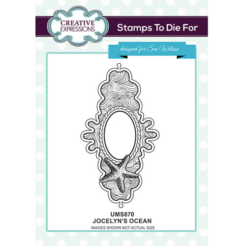Creative Expressions - Stamps To Die For Collection - Clear Acrylic Stamps - Jocelyn's Ocean