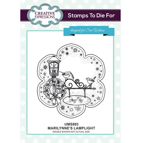 Creative Expressions - Christmas - Unmounted Rubber Stamps - Marilynne's Lamplight