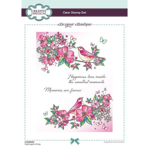 Creative Expressions - Designer Boutique Collection - Clear Photopolymer Stamps - Nightingale's Song