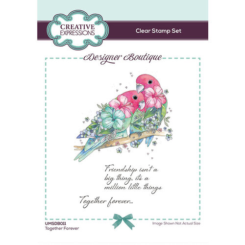 Creative Expressions - Designer Boutique Collection - Clear Photopolymer Stamps - Together Forever