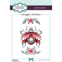 Creative Expressions - Designer Boutique Collection - Clear Photopolymer Stamps - Jewelled Beetle