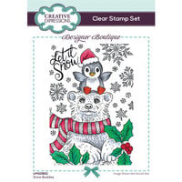 Creative Expressions - Designer Boutique Collection - Christmas - Clear Photopolymer Stamps - Snow Buddies