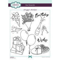 Creative Expressions - Designer Boutique Collection - Clear Photopolymer Stamps - Birthday Wishes