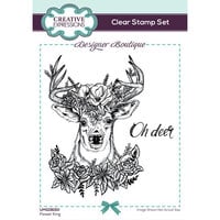 Creative Expressions - Designer Boutique Collection - Clear Photopolymer Stamps - Flower King