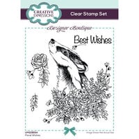 Creative Expressions - Designer Boutique Collection - Clear Photopolymer Stamps - Floral Wishes