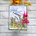 Creative Expressions - Designer Boutique Collection - Clear Photopolymer Stamps - Floral Wishes