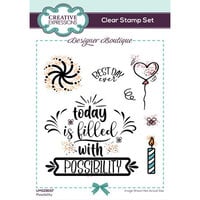 Creative Expressions - Designer Boutique Collection - Clear Photopolymer Stamps - Possibility