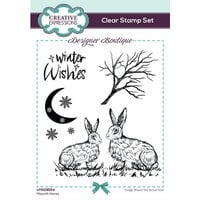 Creative Expressions - Christmas - Designer Boutique - Clear Photopolymer Stamps - Moonlit Hares