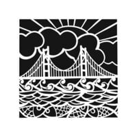 The Crafter's Workshop - 6 x 6 Stencils - Golden Gate