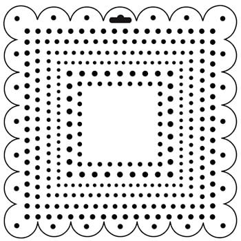 The Crafter's Workshop - 12 x 12 Doodling Templates - Square Dots