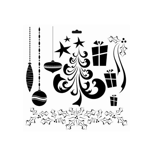 The Crafter's Workshop - Christmas - 6 x 6 Doodling Templates - Merry Doodles