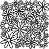 The Crafter's Workshop - 12 x 12 Stencils - Daisy Cluster