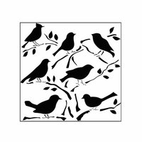 The Crafter's Workshop - 6 x 6 Doodling Templates - Mini Birds