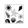 The Crafter's Workshop - 6 x 6 Doodling Templates - Mini Seashells