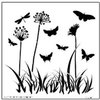 The Crafter's Workshop - 12 x 12 Stencils - Butterfly Meadow